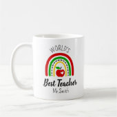 Tasse à café personnalisée Meilleur Professeur du (Gauche)