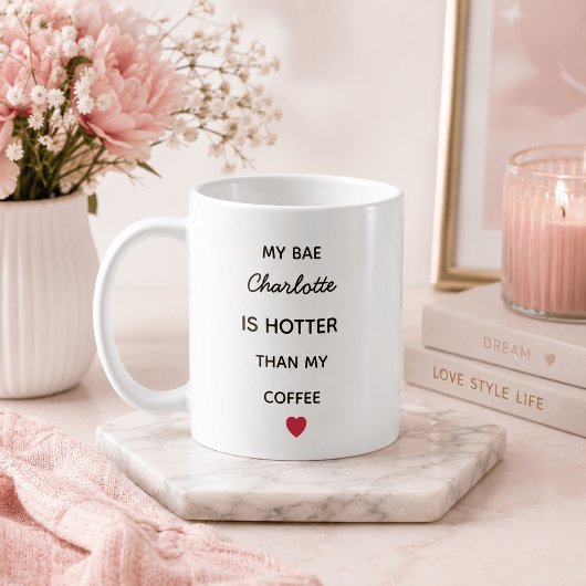 Tasse à café personnalisée moderne pour Bae