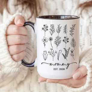 Tasse à café personnalisée pour nouvelle maman ave