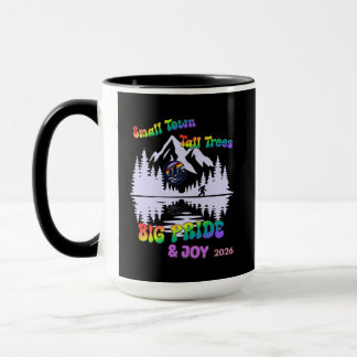 Tasse à café Petite Ville, Grands Arbres, Fierté &