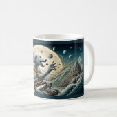 Tasse à café Pianiste Canin Céleste (Devant droit)