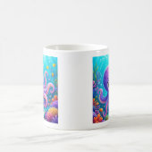 Tasse à café Pieuvre Violette Drôle (Centre)