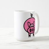 Tasse à café Piggy 15oz (Devant droit)