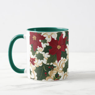 tasse à café plantes de noël à gogo