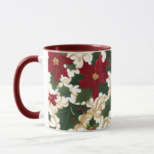 tasse à café plantes de noël à gogo
