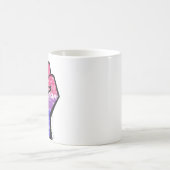 Tasse à café Poing de protestation bisexuel (Centre)