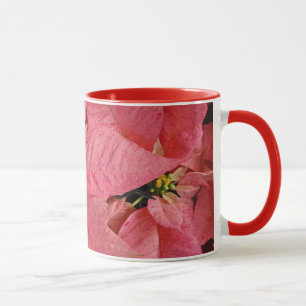 Tasse à café poinsettia de Noël