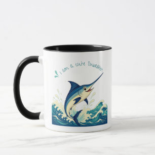 Tasse à café Poisson-Épée Sauteur Mignon