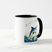 Tasse à café Poisson-Épée Sauteur Mignon (Devant droit)