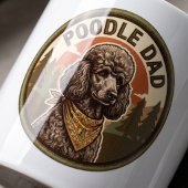 Tasse à café Poodle Dad | Cadeau pour papa de chie