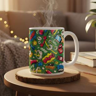 Tasse à café Pop Art Bande Dessinée Rétro BOOM