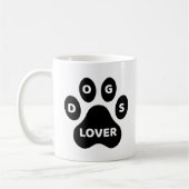 Tasse à café pour amateur de chiens (Gauche)