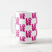 Tasse à café pour amateur de jolis animaux de comp (Devant gauche)