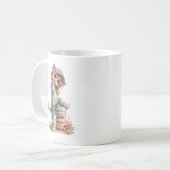 Tasse à Café pour Amoureux de Macarons avec Chaton (Devant gauche)