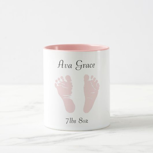 Tasse à café pour bébé pieds (Centre)