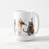 Tasse à café pour chat orchestre (Devant droit)