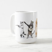 Tasse à café pour chat orchestre (Devant gauche)