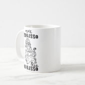 Tasse à café pour chat : Plus d'espresso, moins de (Devant gauche)