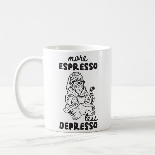 Tasse à café pour chat : Plus d'espresso, moins de (Gauche)