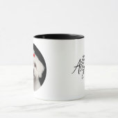 Tasse à café pour chien maltais, joli chiot, style (Centre)
