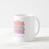 Tasse à café pour enseignant rétro (Devant droit)