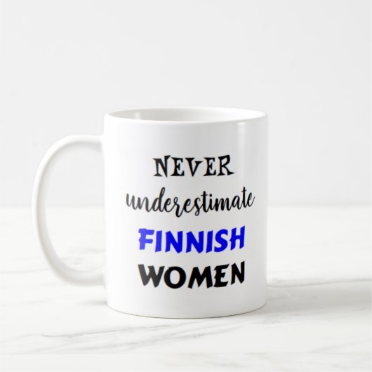 tasse à café pour femmes finlandaises (Gauche)