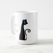 Tasse à café pour maman de chat - Cadeau d'anniver (Devant gauche)