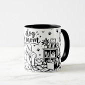 Tasse à café pour maman de chien (Devant droit)