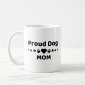 Tasse à café pour maman de chien fière (Gauche)