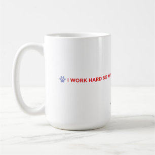 Tasse à café pour maman de chien – Je travaille du