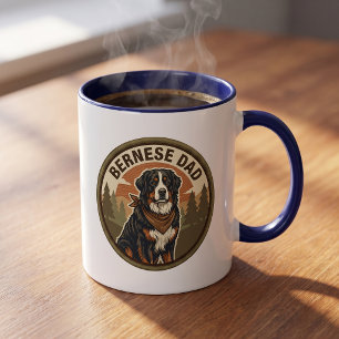 Tasse à café pour papa bernois Cadeau pour papa