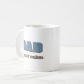 TASSE À CAFE POUR PAPA : Faiseur de Solides (Devant gauche)