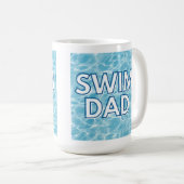Tasse à café pour papa nageur (Devant droit)