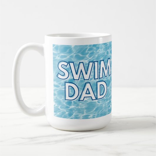 Tasse à café pour papa nageur (Gauche)