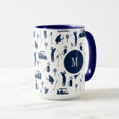 Tasse à café pour un golfeur (Devant droit)