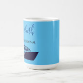 Tasse à café professionnelle de croisière bleue (Centre)