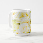 Tasse à café Promesse du jardin de roses (Devant gauche)