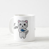 Tasse à café PROPRIÉTAIRE DE CHAT (Devant gauche)