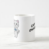 Tasse à café PROPRIÉTAIRE DE CHAT (Centre)