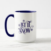 Tasse à café Qu'il neige (Gauche)