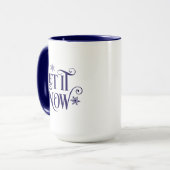 Tasse à café Qu'il neige (Devant gauche)