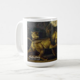 Tasse à café Raden Saleh® 'Lions et Serpent'