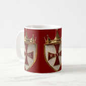 Tasse à café Red RayEl Crest (Devant gauche)