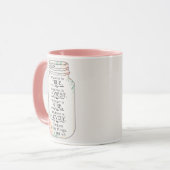 Tasse à café 'Réfléchissez à ces choses' (Devant gauche)