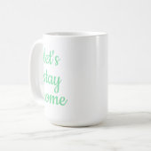 Tasse à café "Restons à la maison" (Devant gauche)