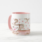 Tasse à café rétro (Devant gauche)