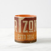 Tasse à café rétro de l'Arizona Vintage (Centre)