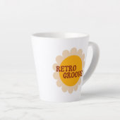 Tasse à café Retro Groove Latte (Angle droit)