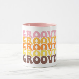 Tasse à café rétro groovy