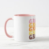 Tasse à café rétro groovy (Gauche)